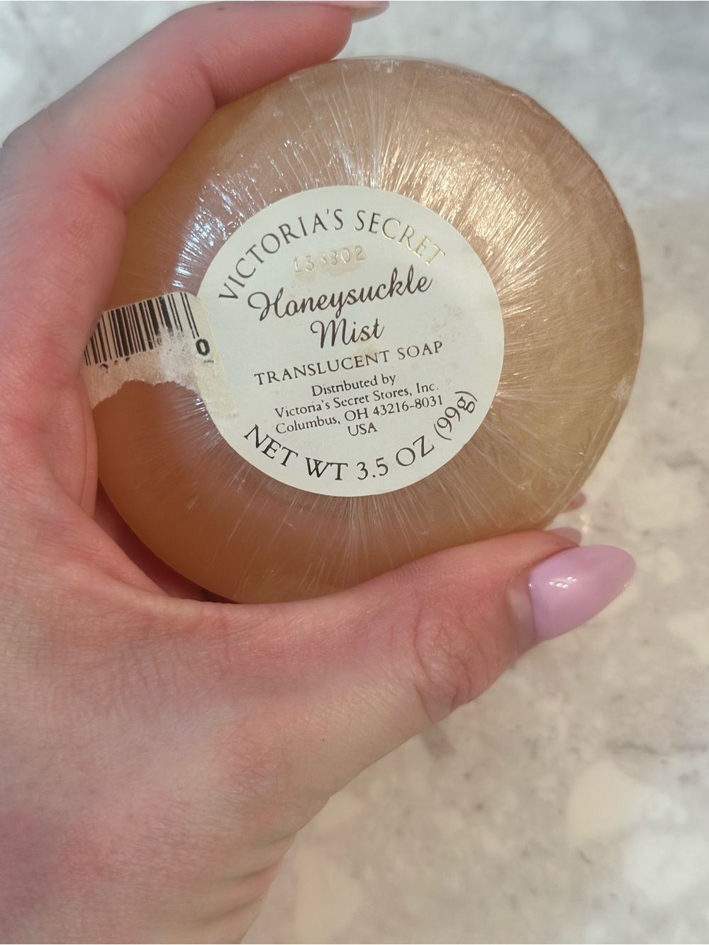 Discontinued Victoria's Secret Honeysuckle Mist Translucent Soap Sealed